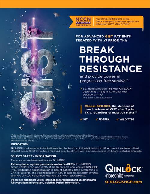 QINLOCK® (ripretinib) Brochure for Healthcare Professionals